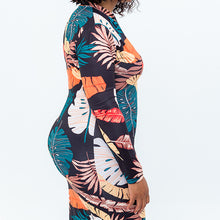 Load image into Gallery viewer, Floral Print Bodycon Dress
