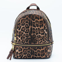 Load image into Gallery viewer, Leopard Backpack Purse And Wallet
