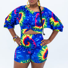 Load image into Gallery viewer, Two-Piece Tie Dye Short Set
